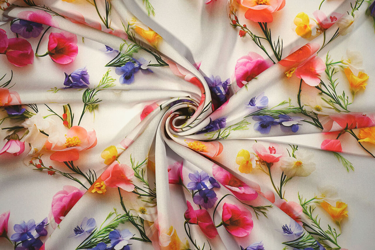 100 % Viscose Tuliora Fleurs 100 % Viscose Tuliora Fleurs