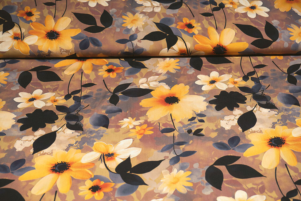 100 % Viscose Marigora Fleurs 100 % Viscose Marigora Fleurs