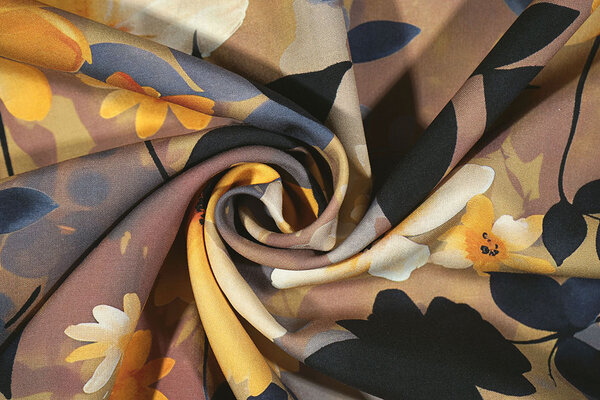 100% Viscose Marigora Bloemen 100% Viscose Marigora Bloemen