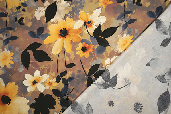 100% Viscose Marigora Flowers 100% Viscose Marigora Flowers
