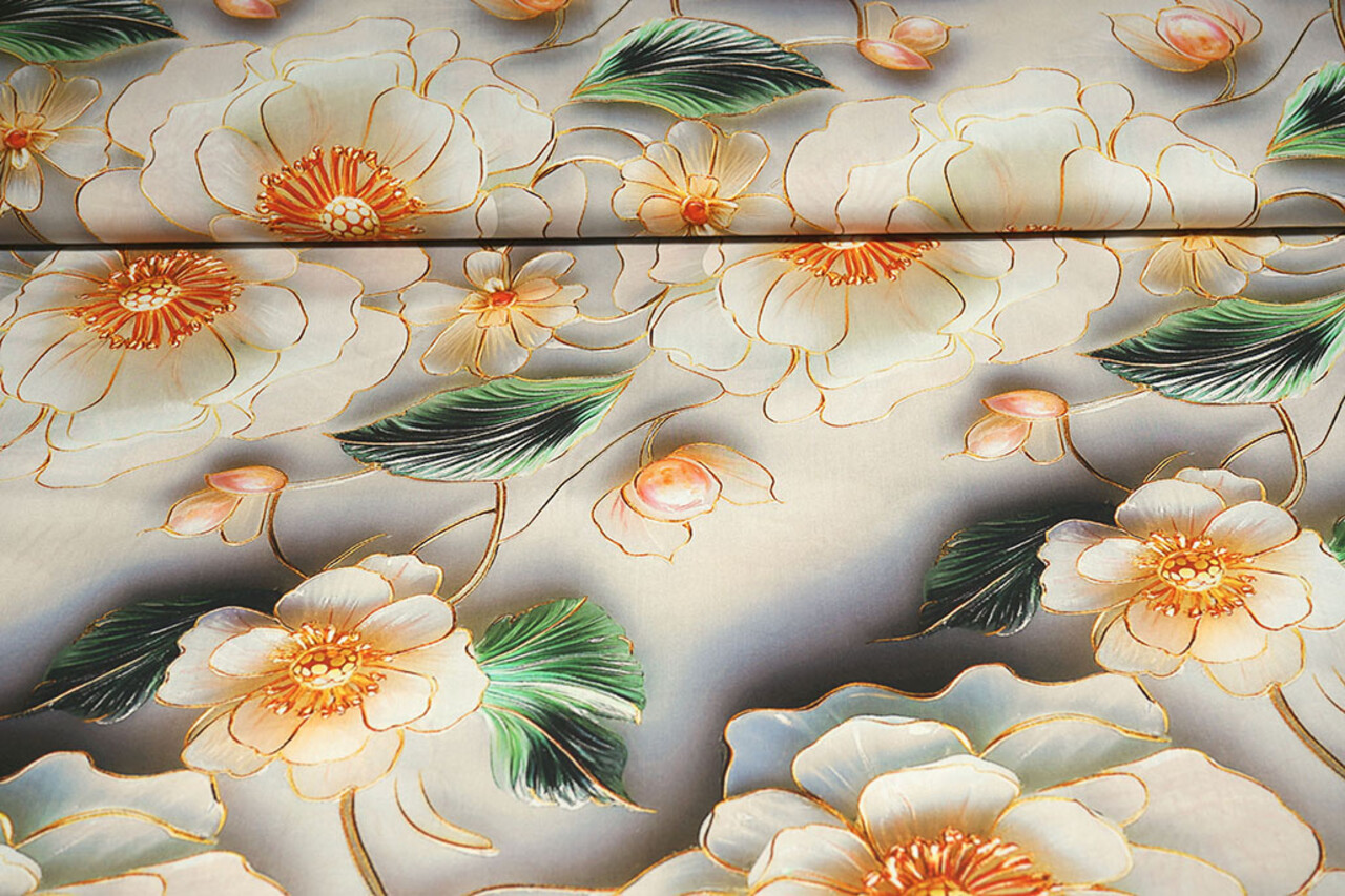 100% Viscose Lunella Flowers