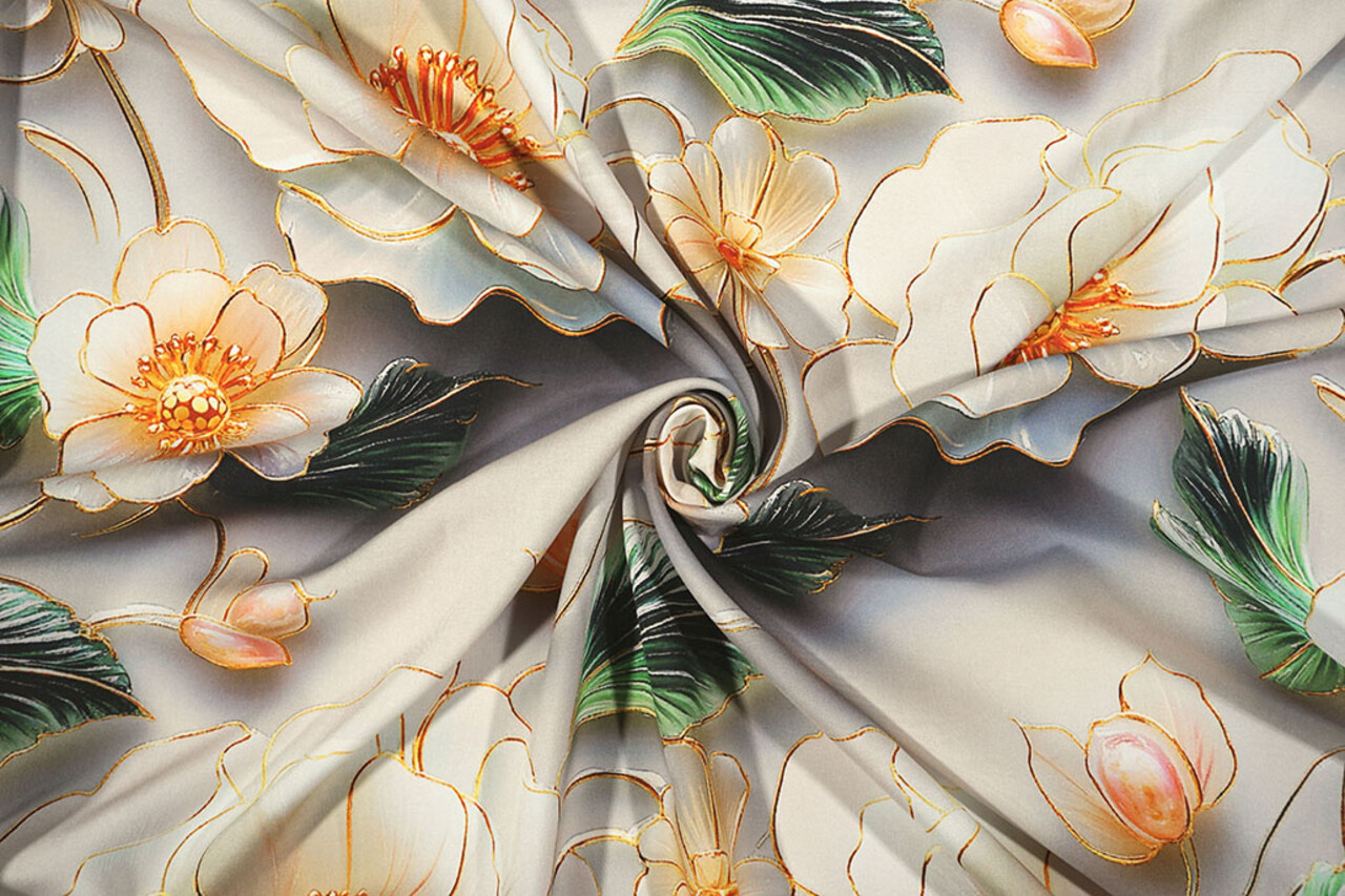 100% Viscose Lunella Bloemen