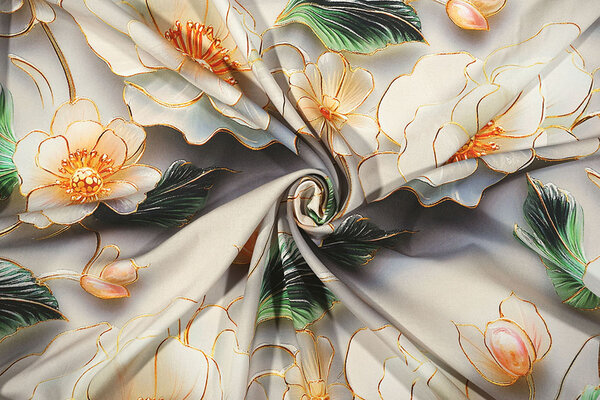 100% Viscose Lunella Flowers