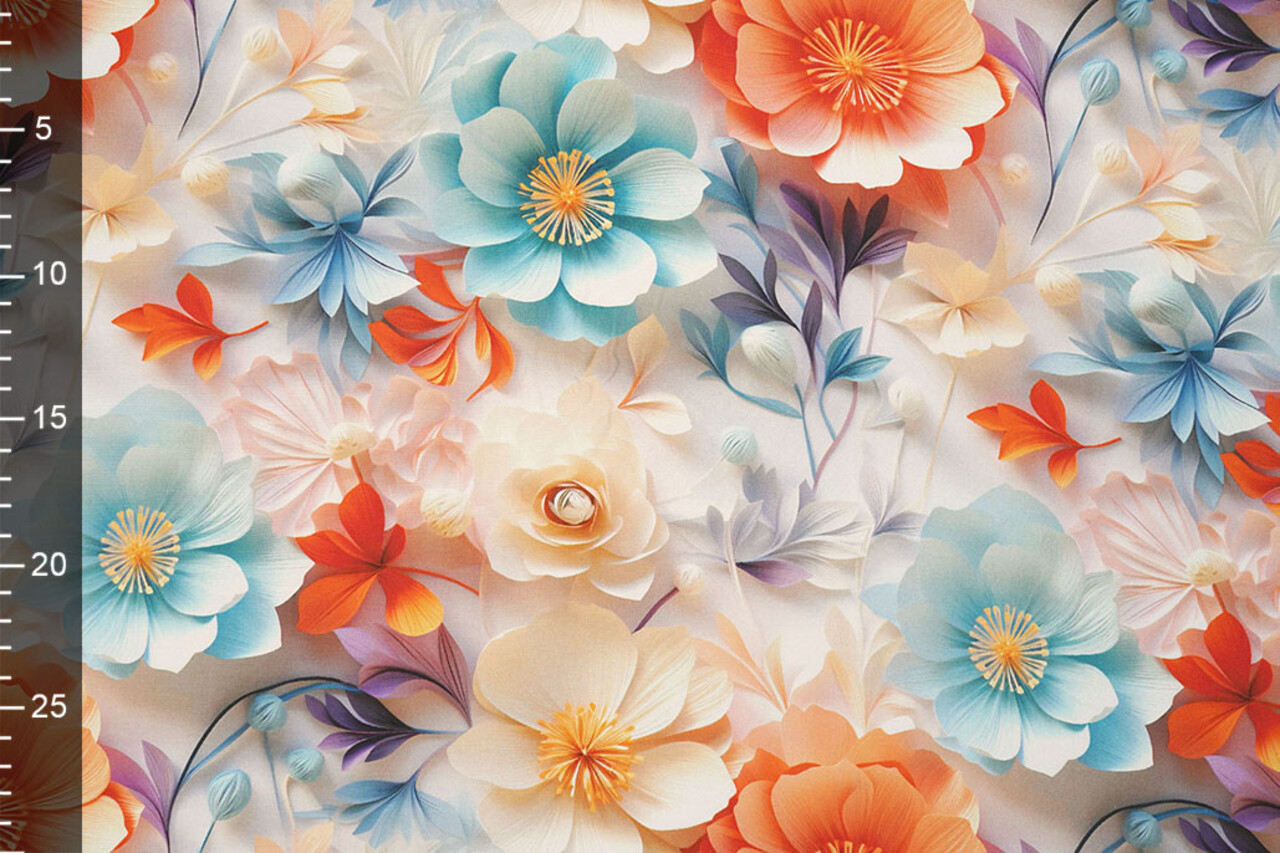 100% Viscose Blossanya Bloemen 100% Viscose Blossanya Bloemen