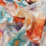 100% Viscose Blossanya Bloemen 100% Viscose Blossanya Bloemen