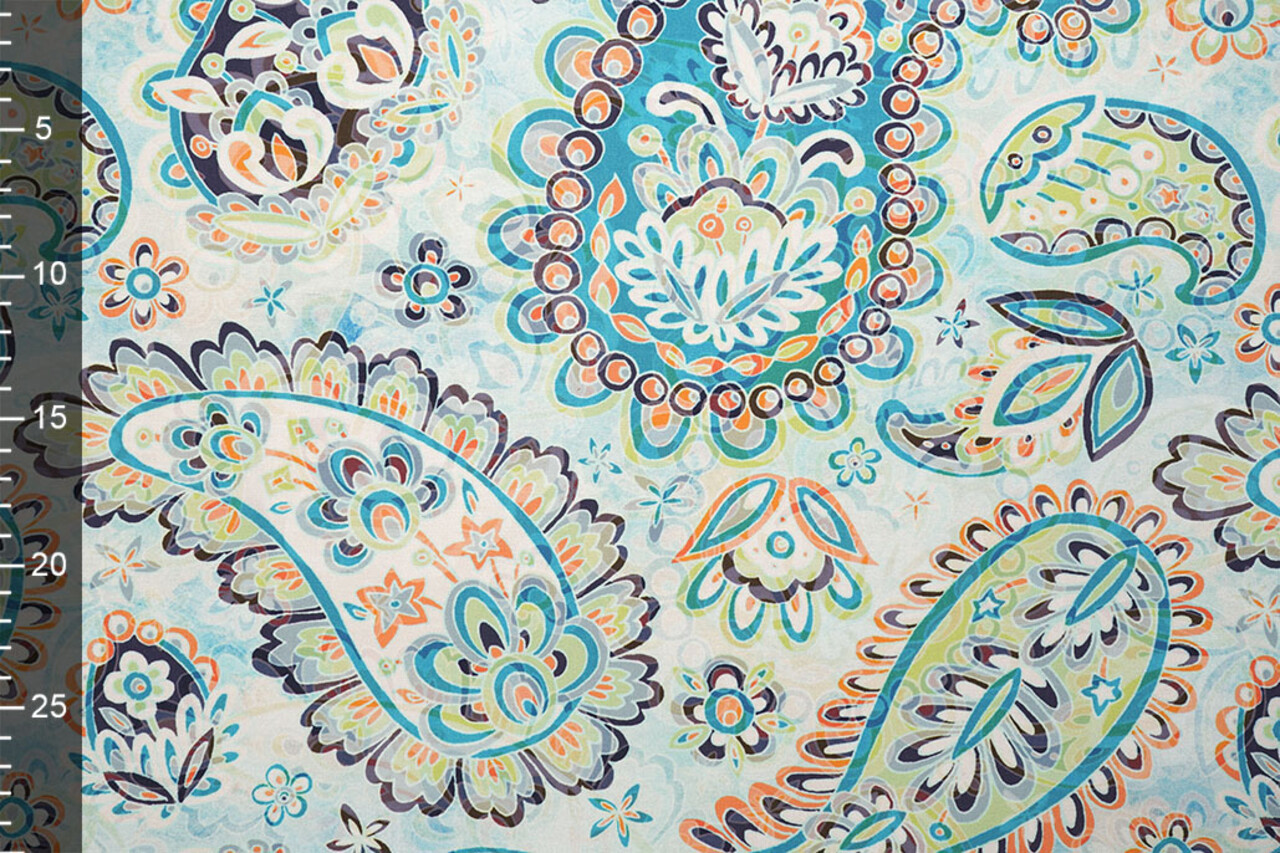 100% Viskose Turisca Paisley 100% Viskose Turisca Paisley