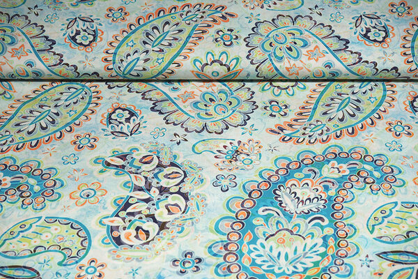 100% Viskose Turisca Paisley 100% Viskose Turisca Paisley