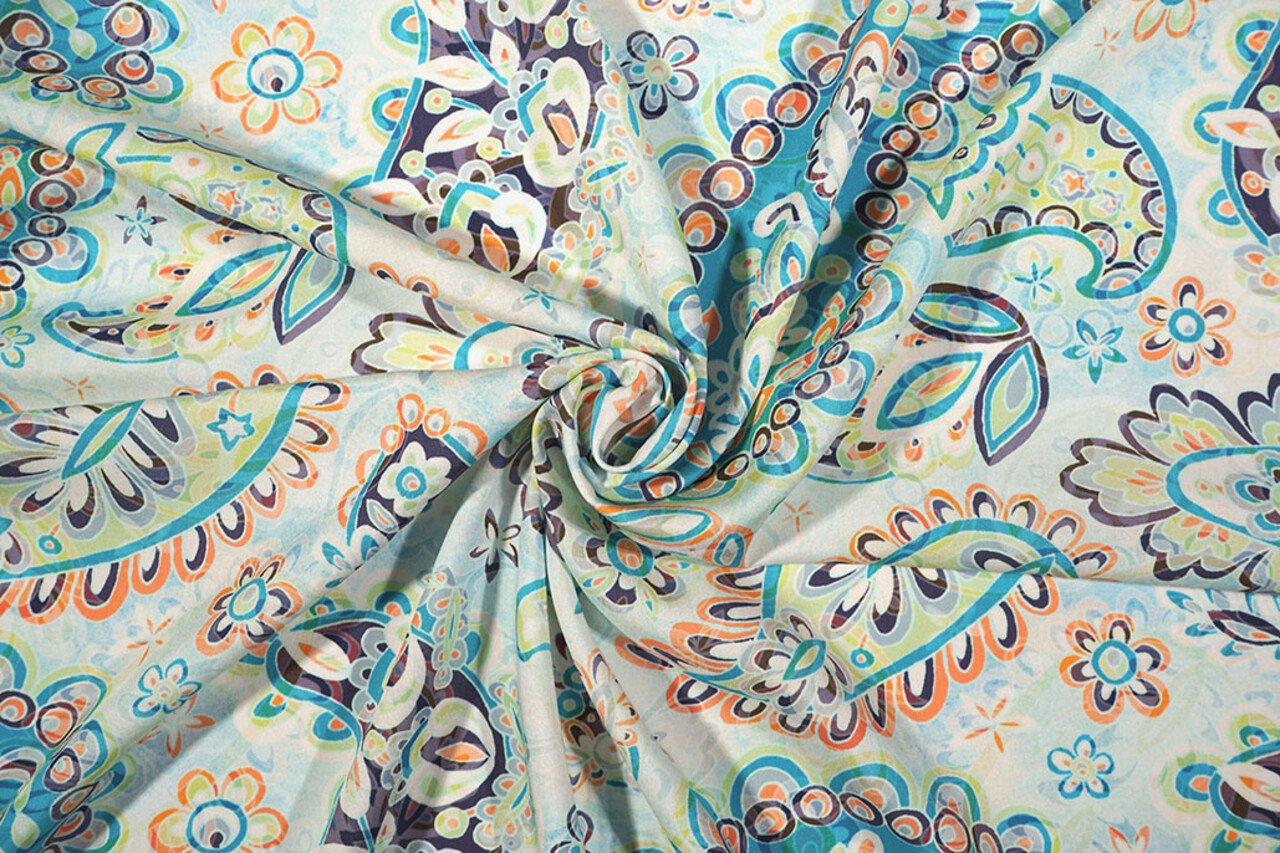 100% Viskose Turisca Paisley