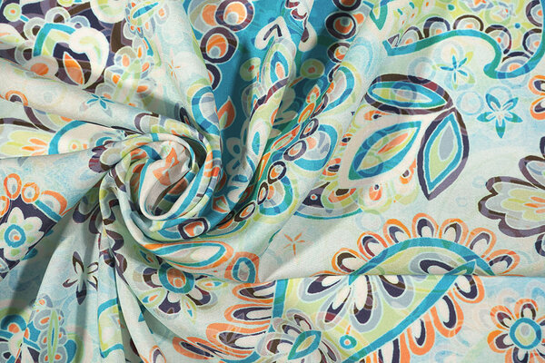 100% Viscose Turisca Paisley