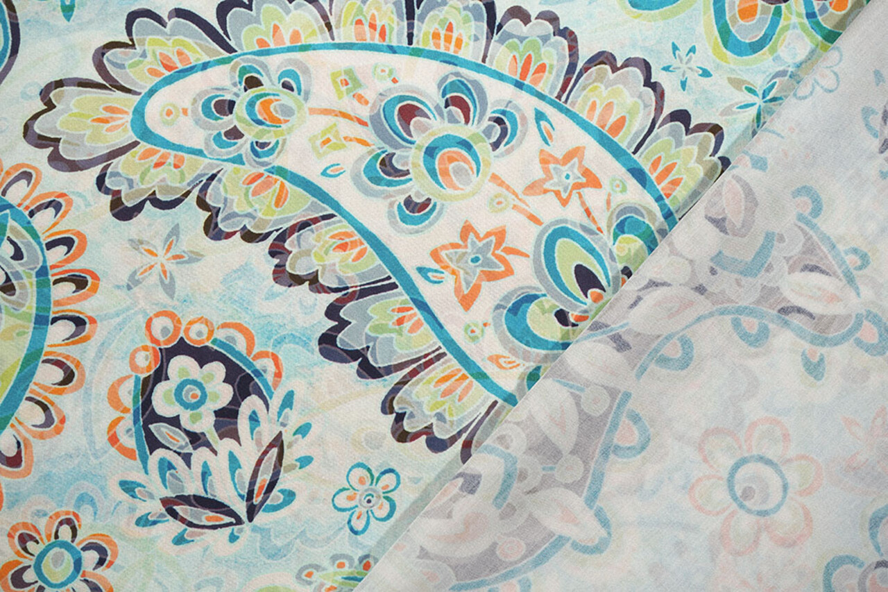 100% Viskose Turisca Paisley 100% Viskose Turisca Paisley
