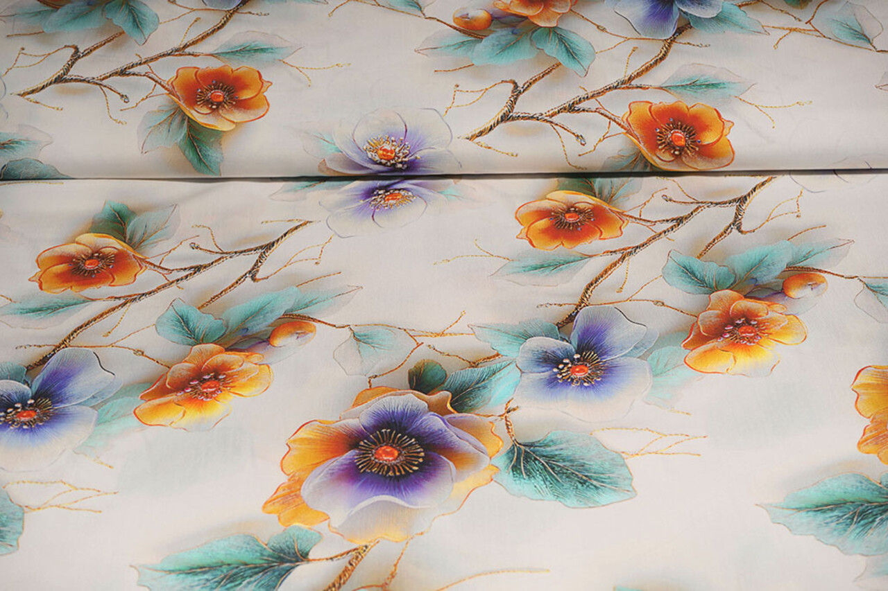 100% Viscose Elonella Flowers 100% Viscose Elonella Flowers