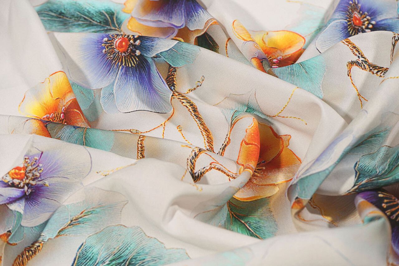 100 % Viscose Elonella Fleurs