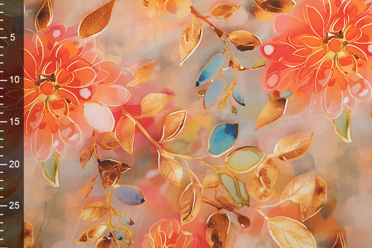 100% Viscose Solmara Bloemen 100% Viscose Solmara Bloemen