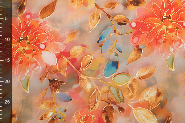 100% Viscose Solmara Bloemen 100% Viscose Solmara Bloemen