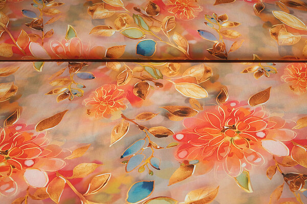 100% Viscose Solmara Bloemen 100% Viscose Solmara Bloemen