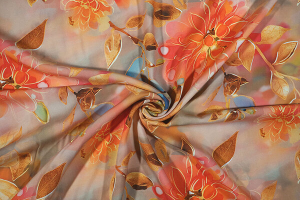 100% Viscose Solmara Bloemen 100% Viscose Solmara Bloemen