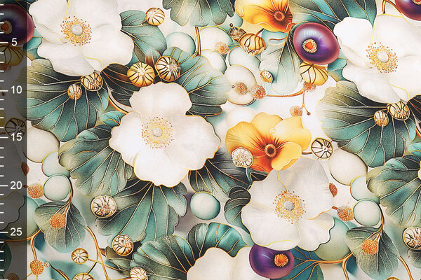 100% Viscose Serenella Flowers 100% Viscose Serenella Flowers