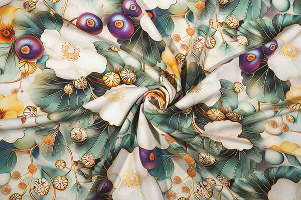 100% Viscose Serenella Bloemen 100% Viscose Serenella Bloemen