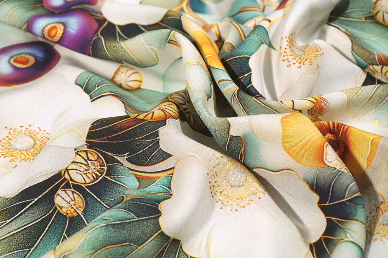 100% Viscose Serenella Bloemen 100% Viscose Serenella Bloemen