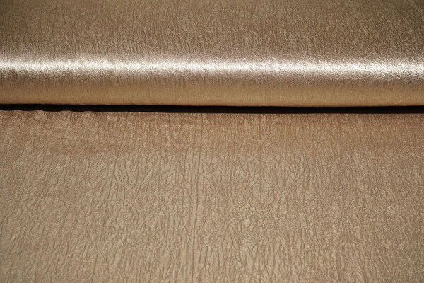 Crinkle Satijn Licht Taupe