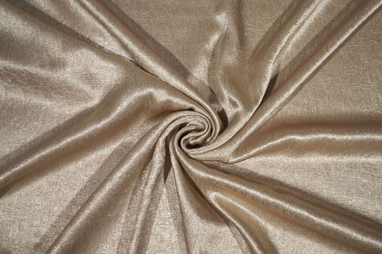Crinkle  Satin Light Taupe