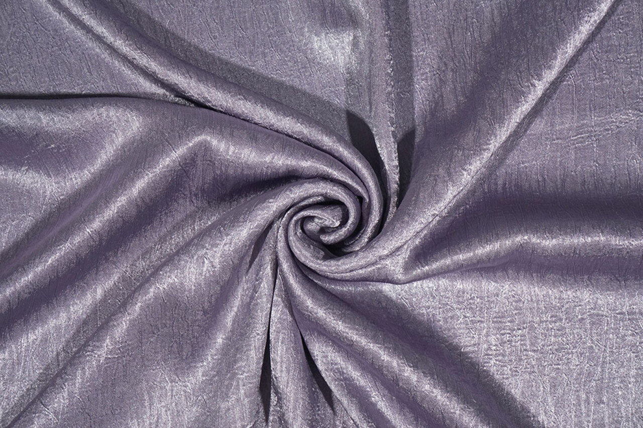 Crêpe Froissé Satin Ancien Lilas Crêpe Froissé Satin Ancien Lilas