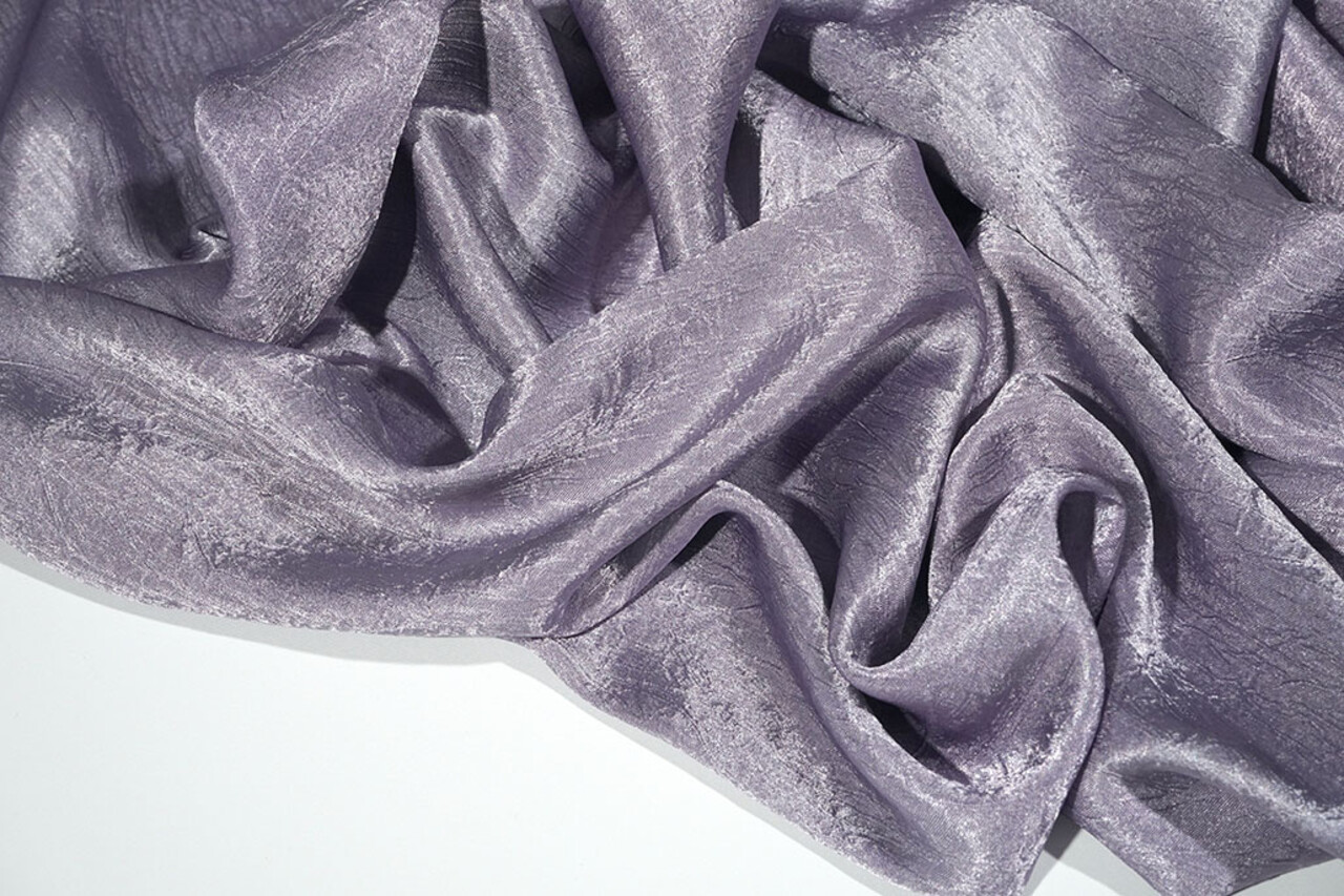 Crinkle  Satin Altflieder