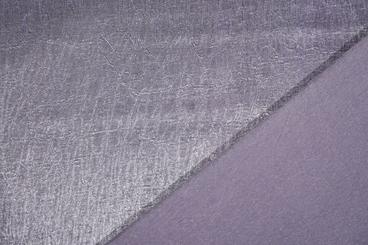 Crêpe Froissé Satin Ancien Lilas Crêpe Froissé Satin Ancien Lilas