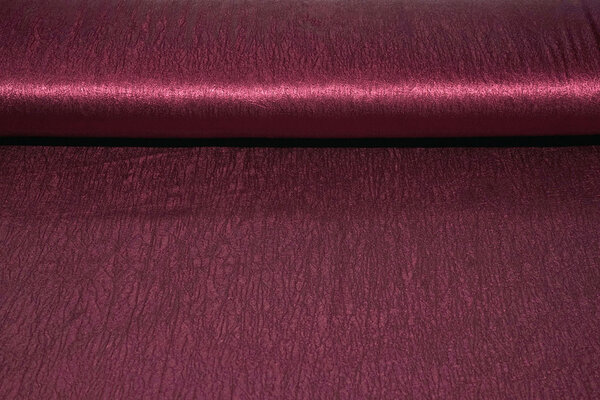 Crinkle Satijn Bordeaux