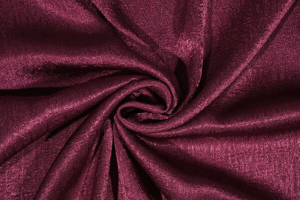 Crêpe Froissé Satin Bordeaux Crêpe Froissé Satin Bordeaux