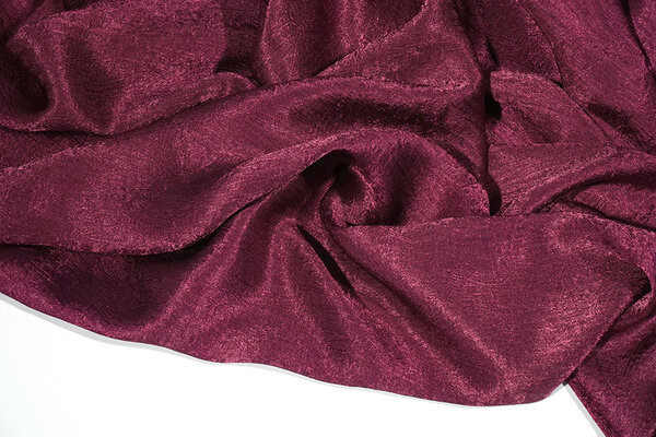 Effetto Stropicciato Raso Bordeaux Effetto Stropicciato Raso Bordeaux