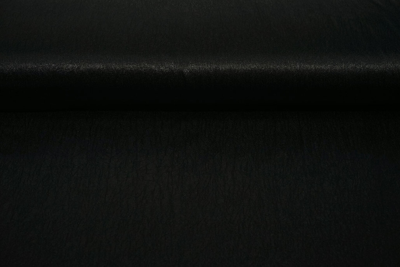 Crinkle Satin Schwarz