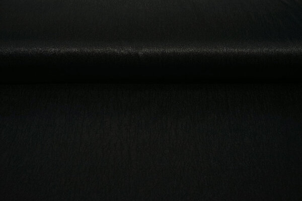Crêpe Froissé Satin Noir Crêpe Froissé Satin Noir