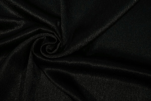 Crinkle Satin Schwarz