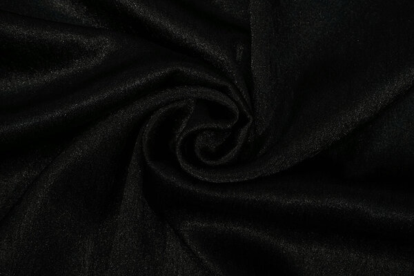 Crinkle Satin Schwarz