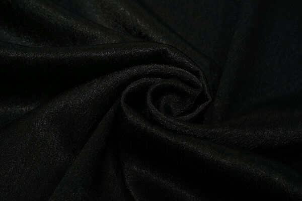 Crêpe Froissé Satin Noir Crêpe Froissé Satin Noir