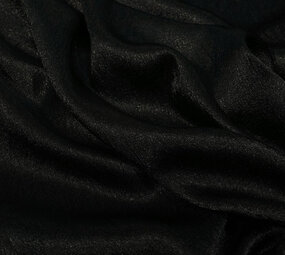Crinkle Satin Schwarz