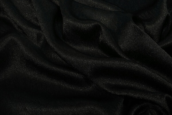 Crinkle Satin Black