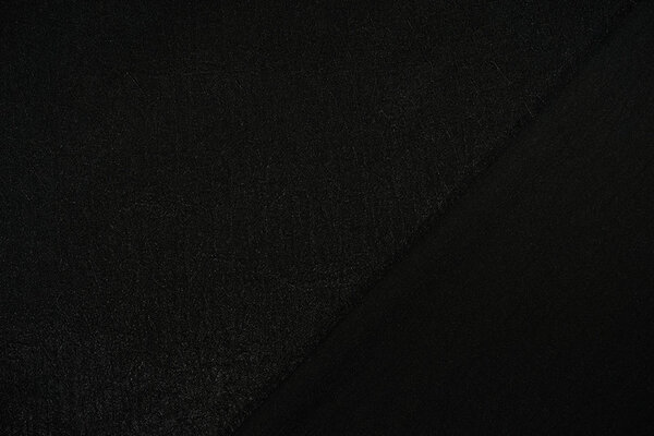 Crinkle Satin Schwarz