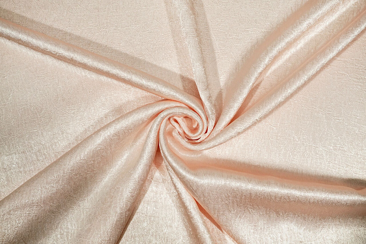 Effetto Stropicciato Raso Champagne Rosa Effetto Stropicciato Raso Champagne Rosa
