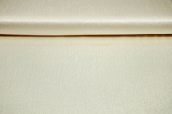 Effetto Stropicciato Raso Crema Effetto Stropicciato Raso Crema