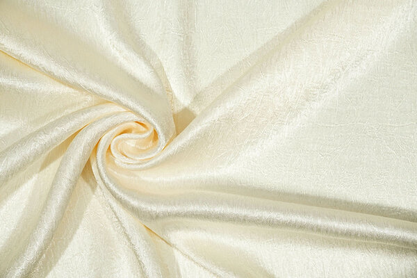 Crinkle Satin Creme