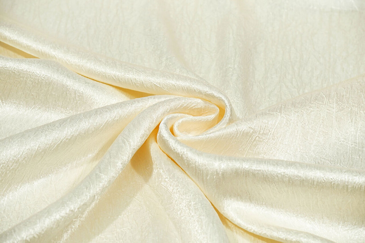 Crinkle Satijn Creme