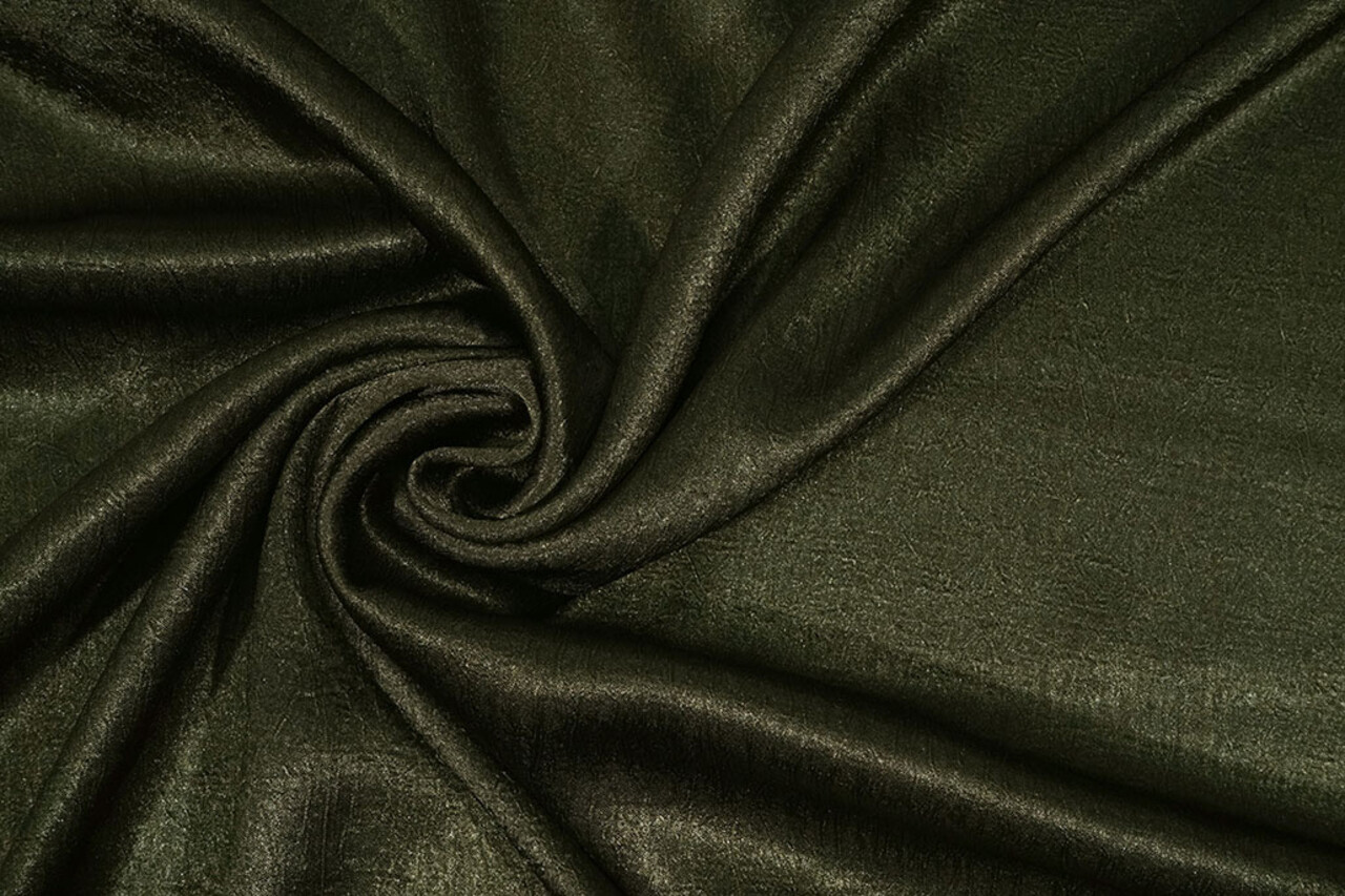 Crinkle Satin Dunkel Armeegrün Crinkle Satin Dunkel Armeegrün