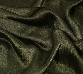 Effetto Stropicciato Raso Scuro Verde Army Effetto Stropicciato Raso Scuro Verde Army