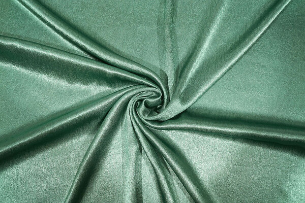 Crinkle Satin Jadegrün