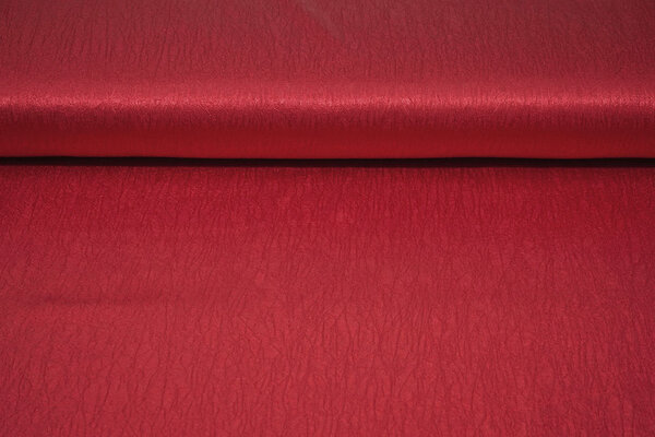 Crinkle Satin Red