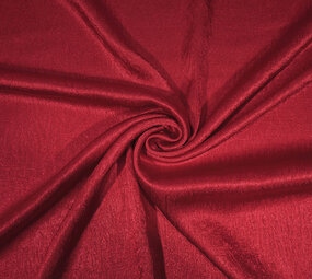 Crinkle Satijn Rood