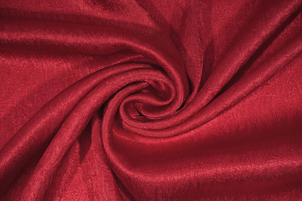 Crinkle Satin Red