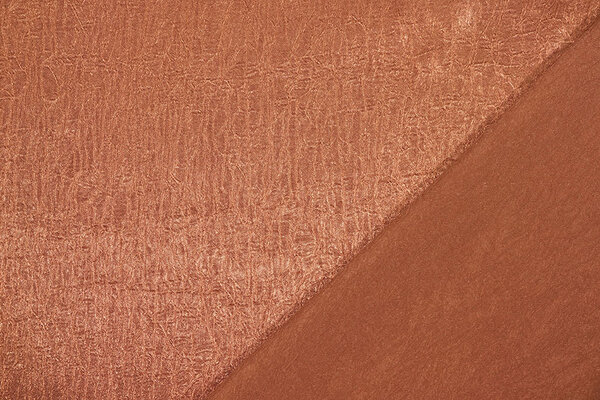 Crinkle Satin Brique
